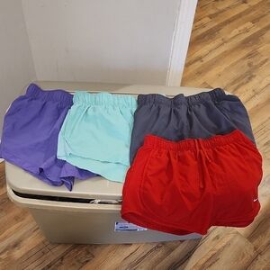 Athletic Works Women's Shorts in Red, Purple, Mint, and Gray